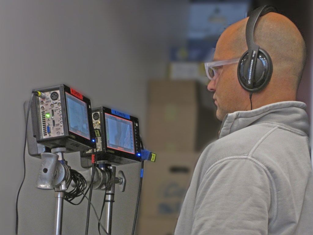 Client viewing production recording